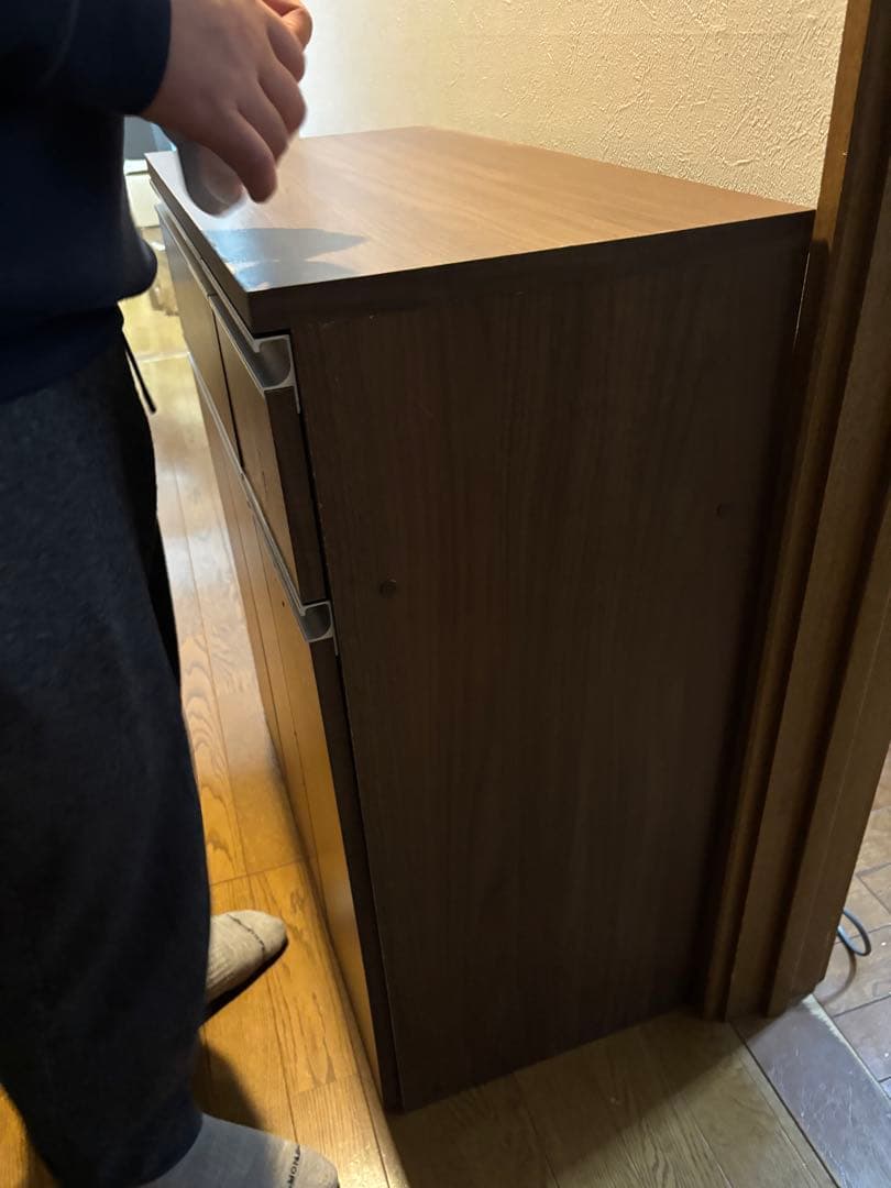 アイリスオーヤマ　ペールカウンター　食器棚　蓋つきゴミ箱　キッチン　収納棚