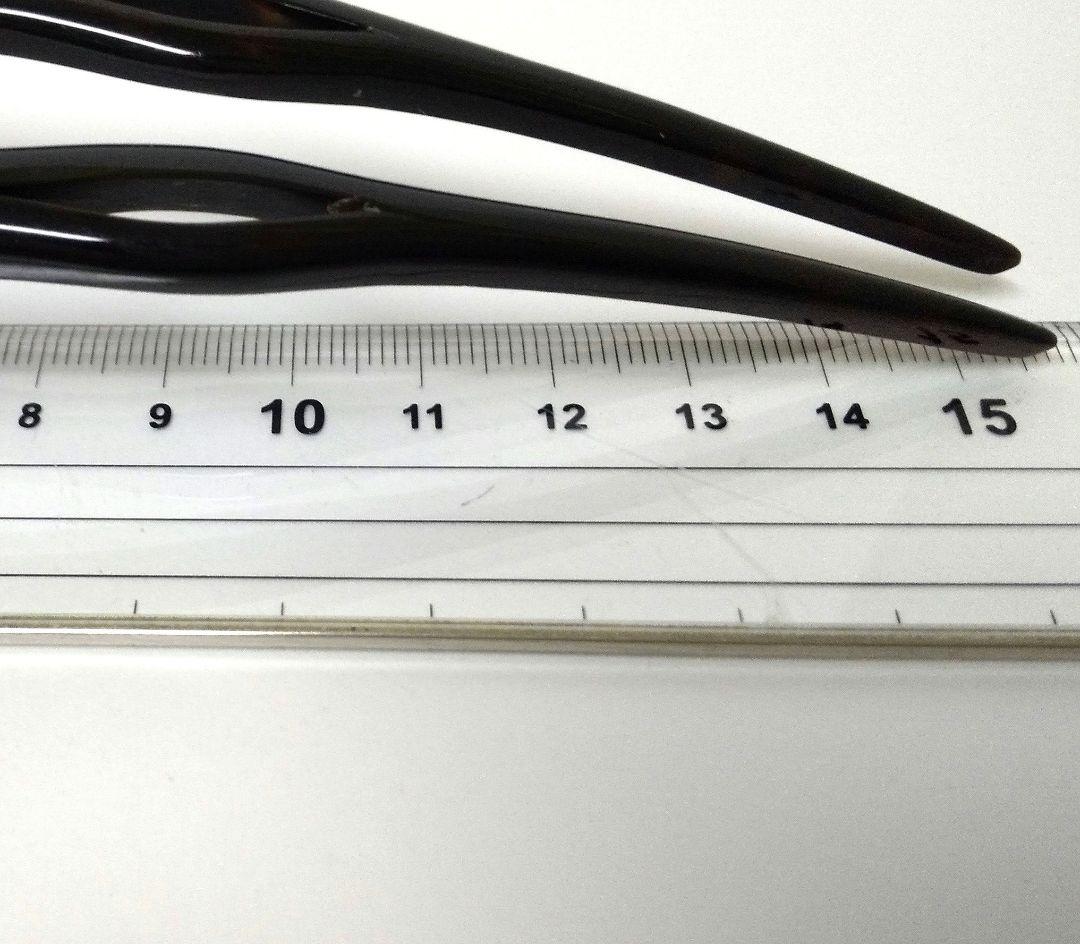 【永光作】本鼈甲 螺鈿簪 銘あり 美品