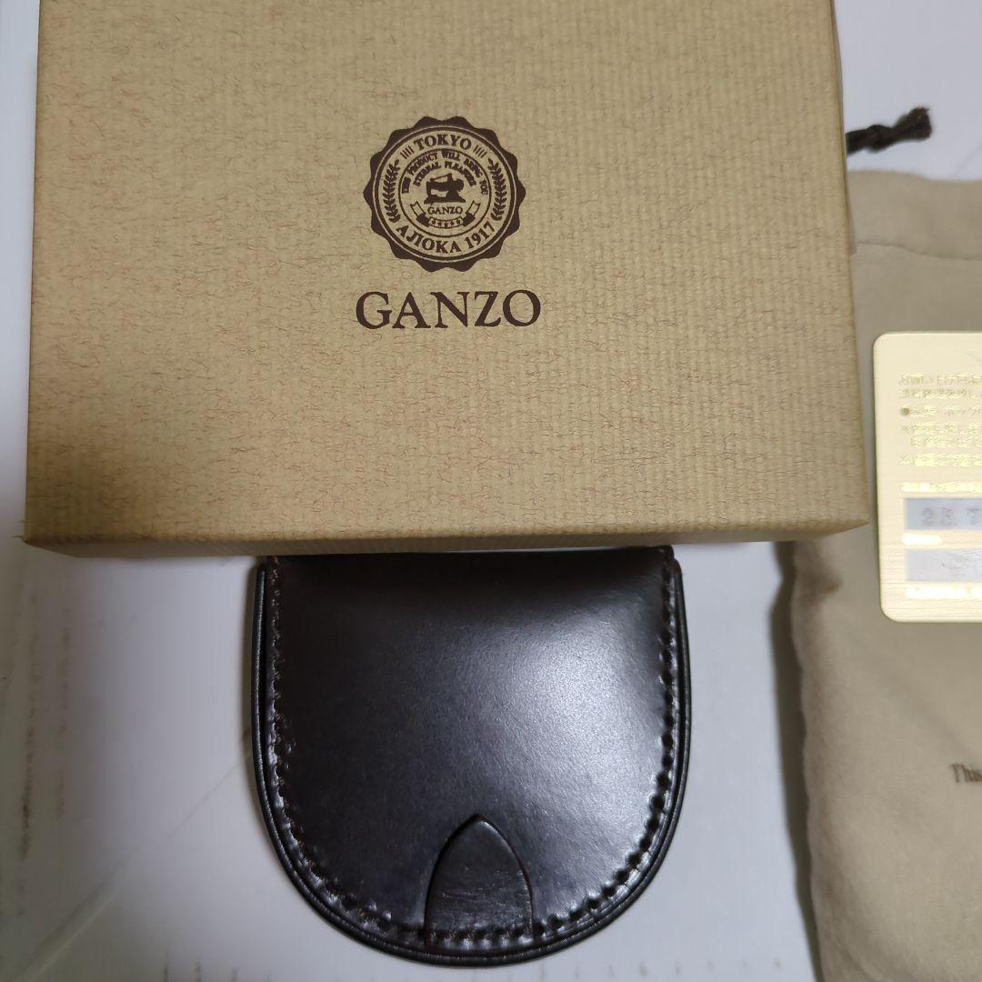 【極美品】GANZO THIN BRIDLE ダークブラウン ケース