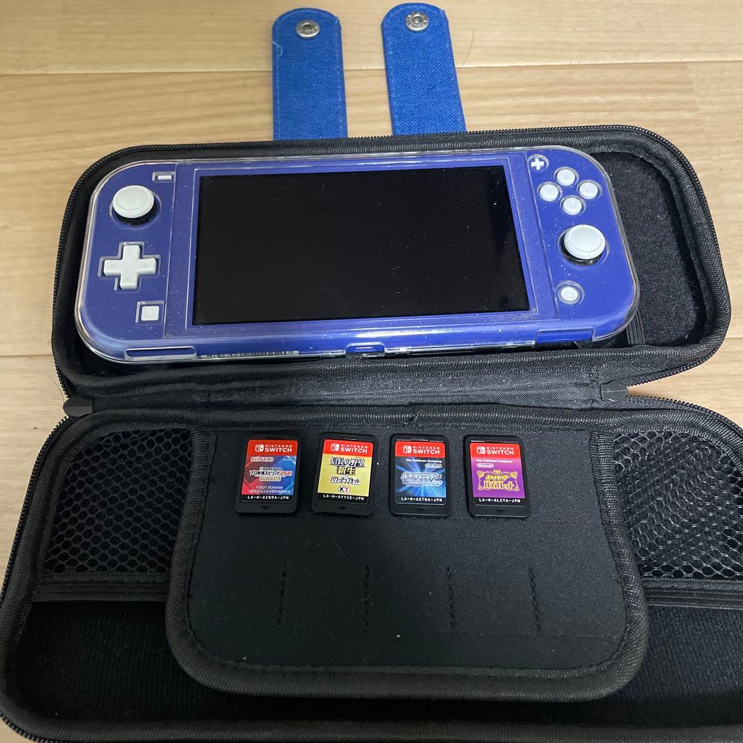 p*n様 Nintendo Switch Lite ブルー 本体 + ゲームカー