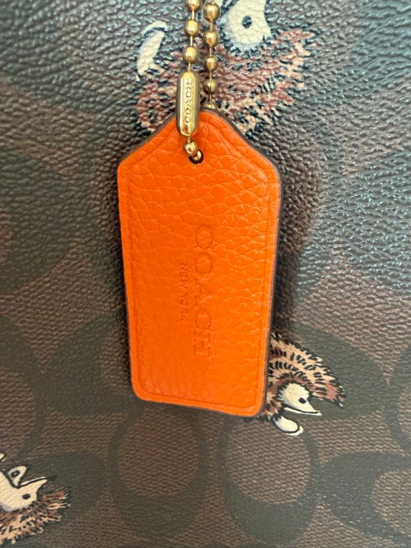 COACH ハリネズミ柄 トートバッグ