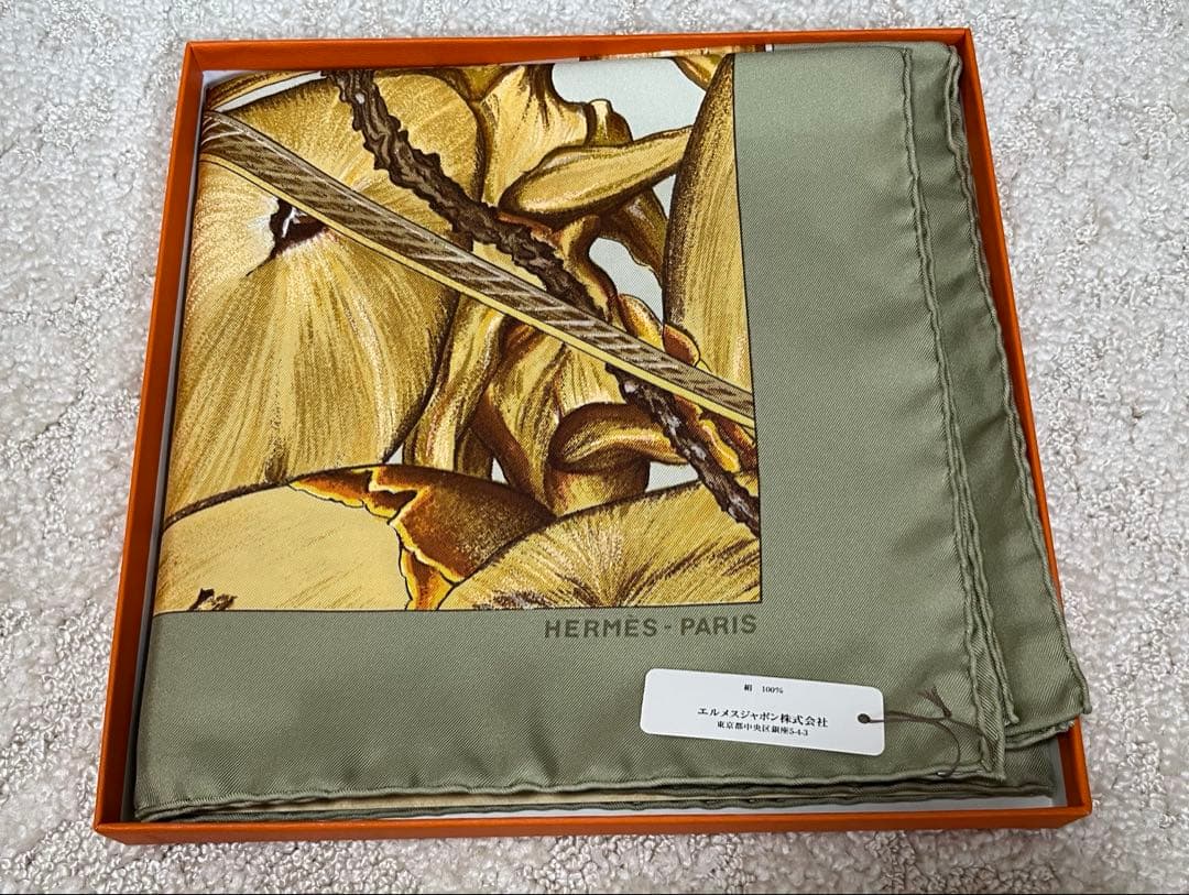 エルメススカーフ「Jardin Creole（クレオールの楽園）」