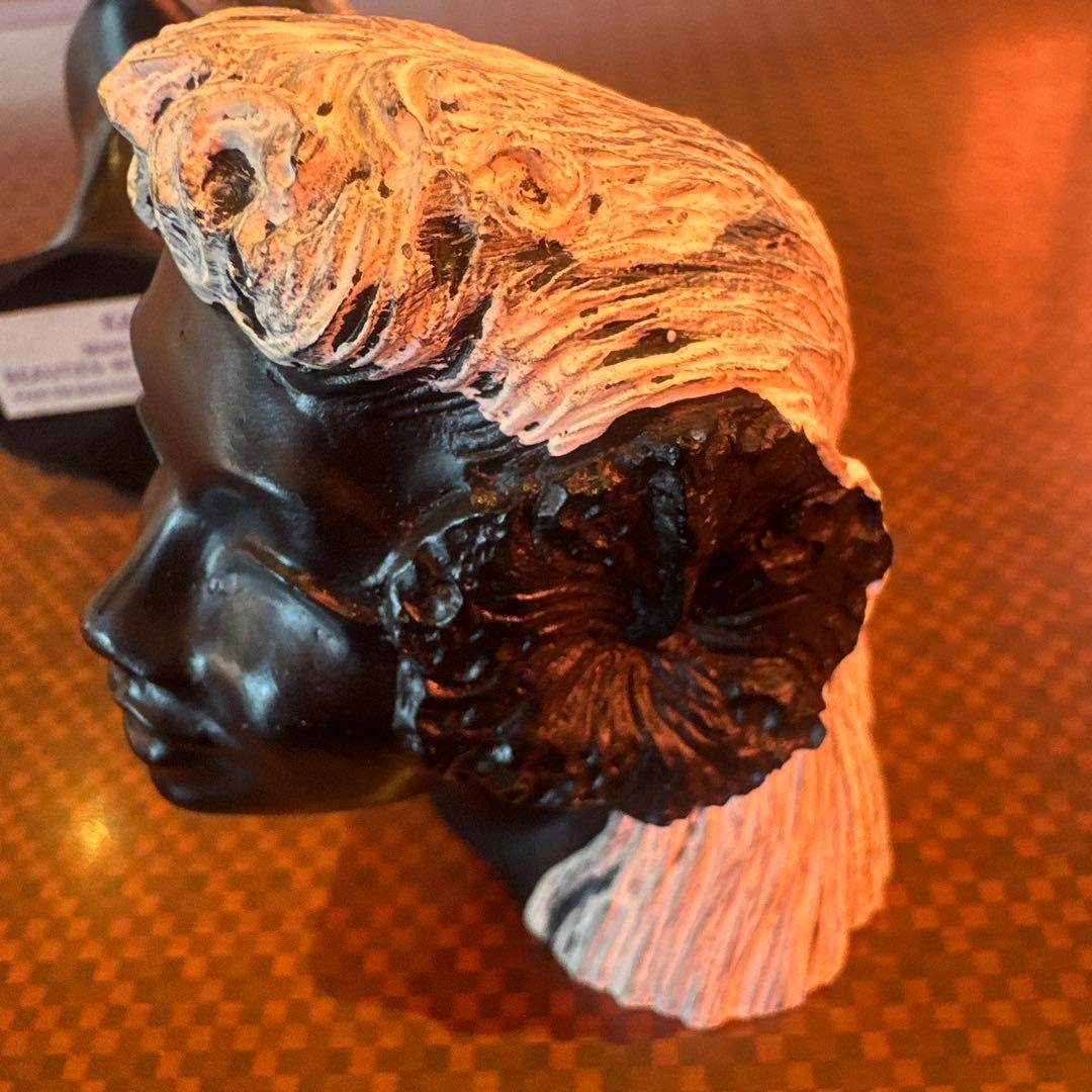 60's Hawaii フランクシャーマン 黒珊瑚 ヘッドバスト ペアセット