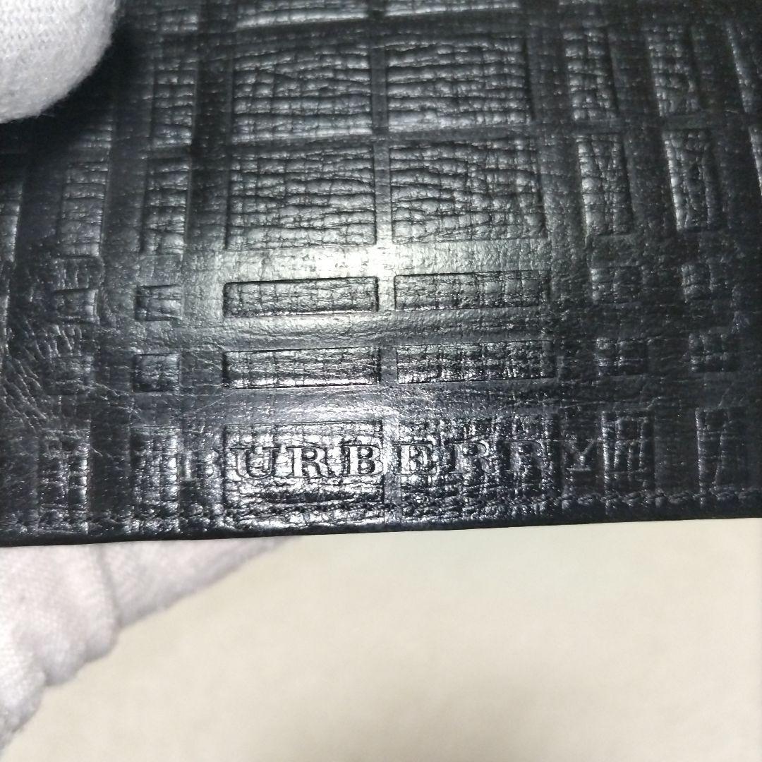 【レア】BURBERRY ノバチェック エンボス マネークリップ 二つ折り財布