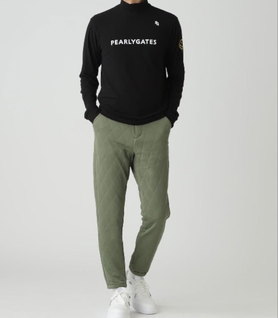 新品 パーリーゲイツ ラグウォームプレミア ハイネックカットソー(6)LL/濃紺