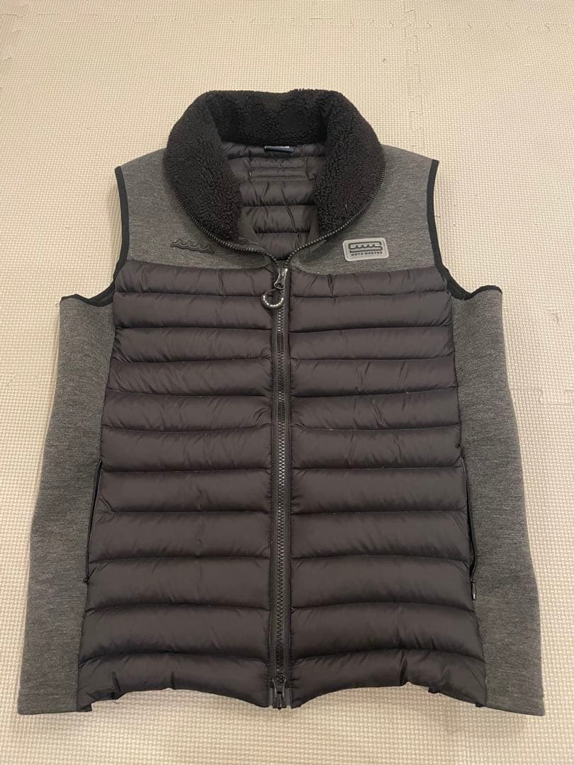 値下げ【MUTA】キルティングダウン切替ベスト（M） ブラック