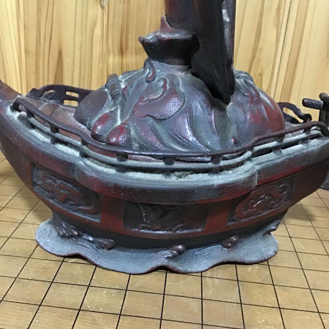 置き物　船