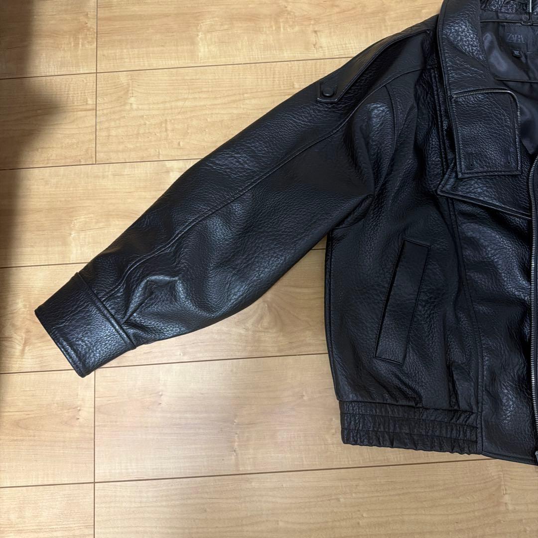 ZARA ザラ フェイクレザージャケット ライダース Mサイズ 新品未使用
