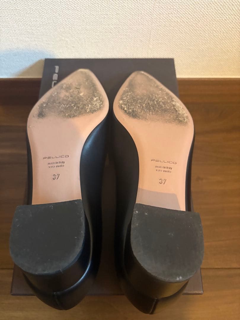 PELLECO ペリーコ　パンプス 黒　37 24cm