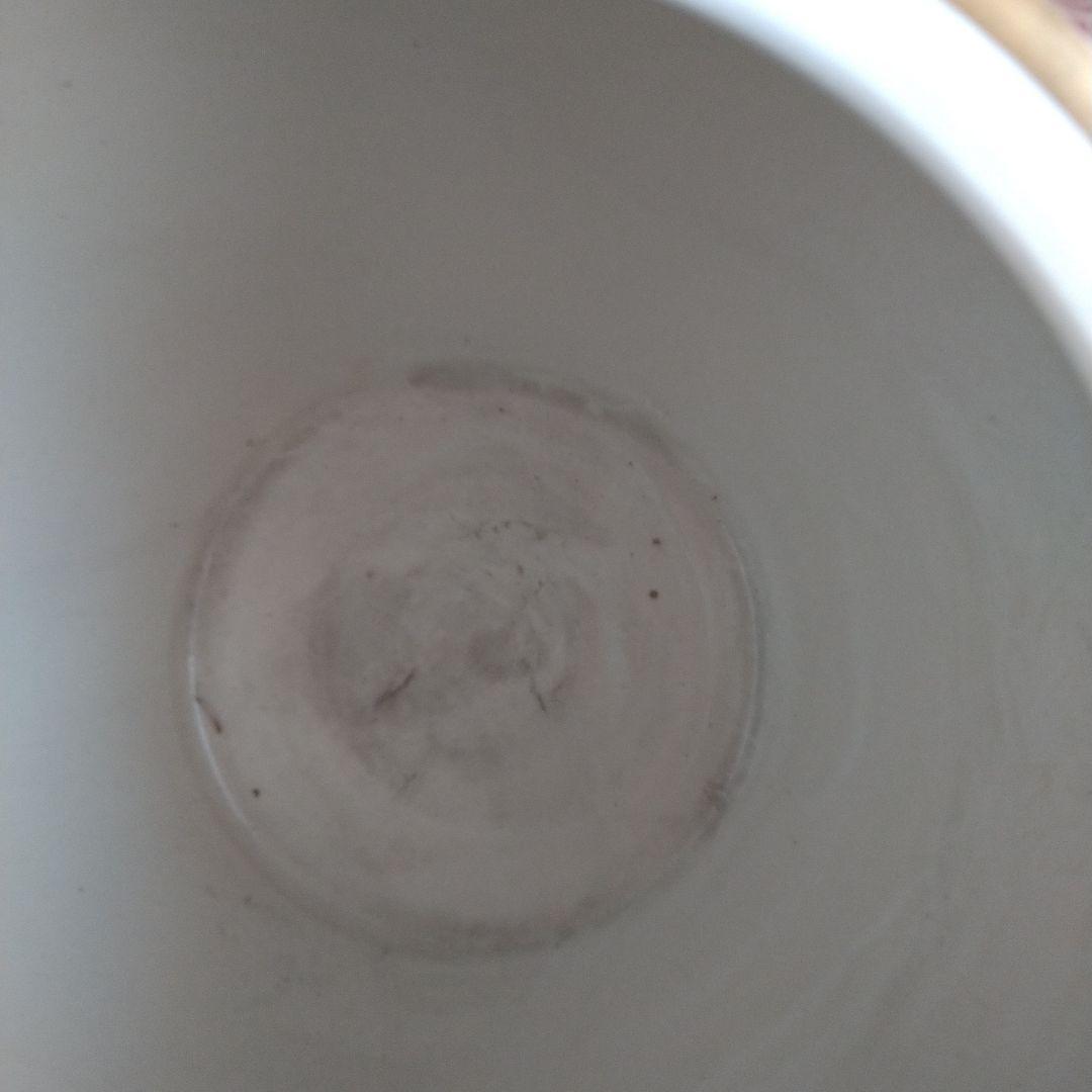 九谷焼　竹と花のデザイン陶器　花瓶　壺