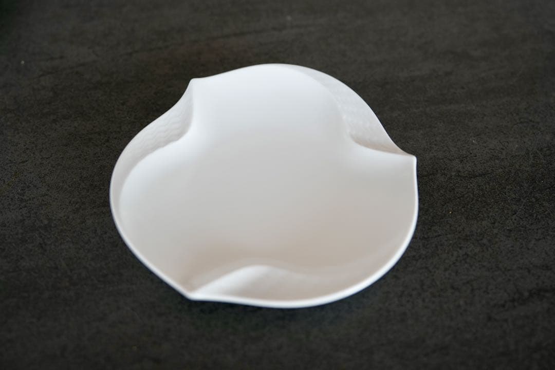 マイセン (Meissen) 波の戯れホワイト 3枚セット