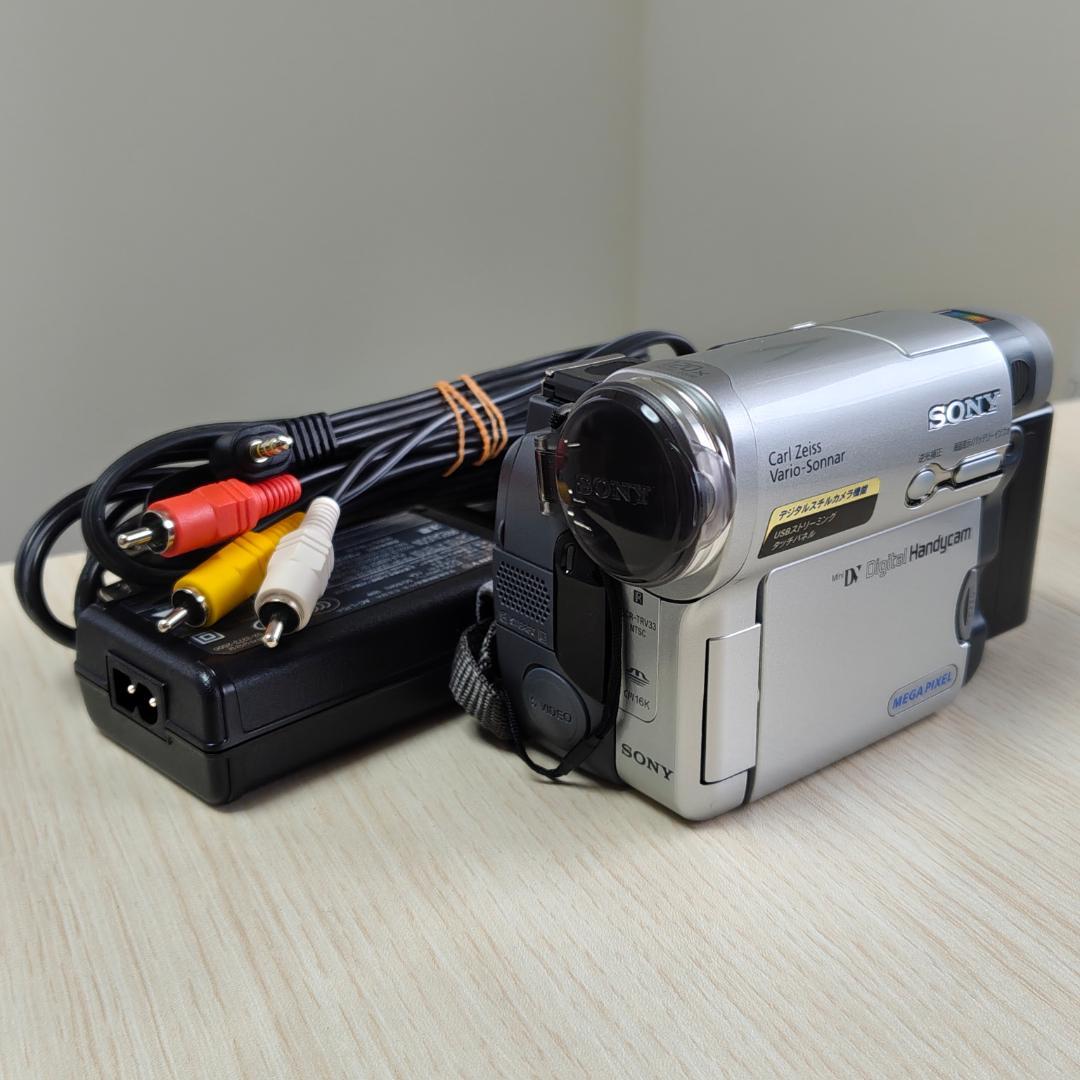 SONY DCR-TRV33 miniDVビデオカメラ ダビングに