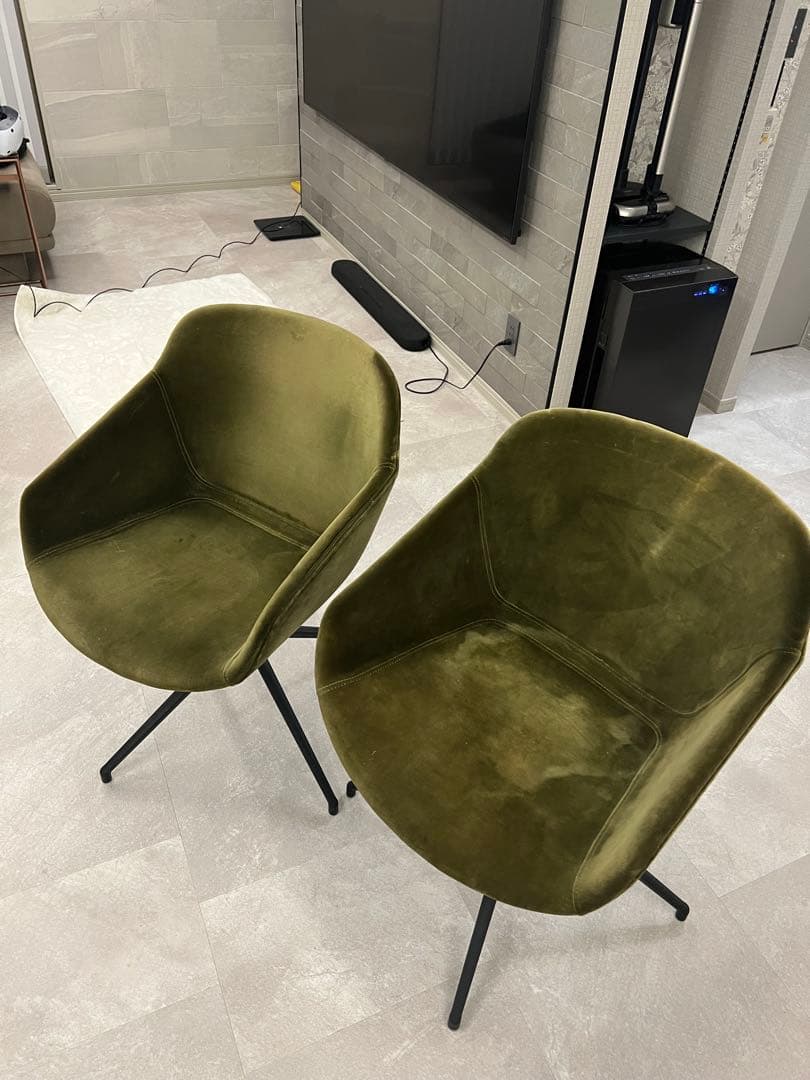 BoConceptボーコンセプト回転式ダイニングチェア アームチェア2脚セット