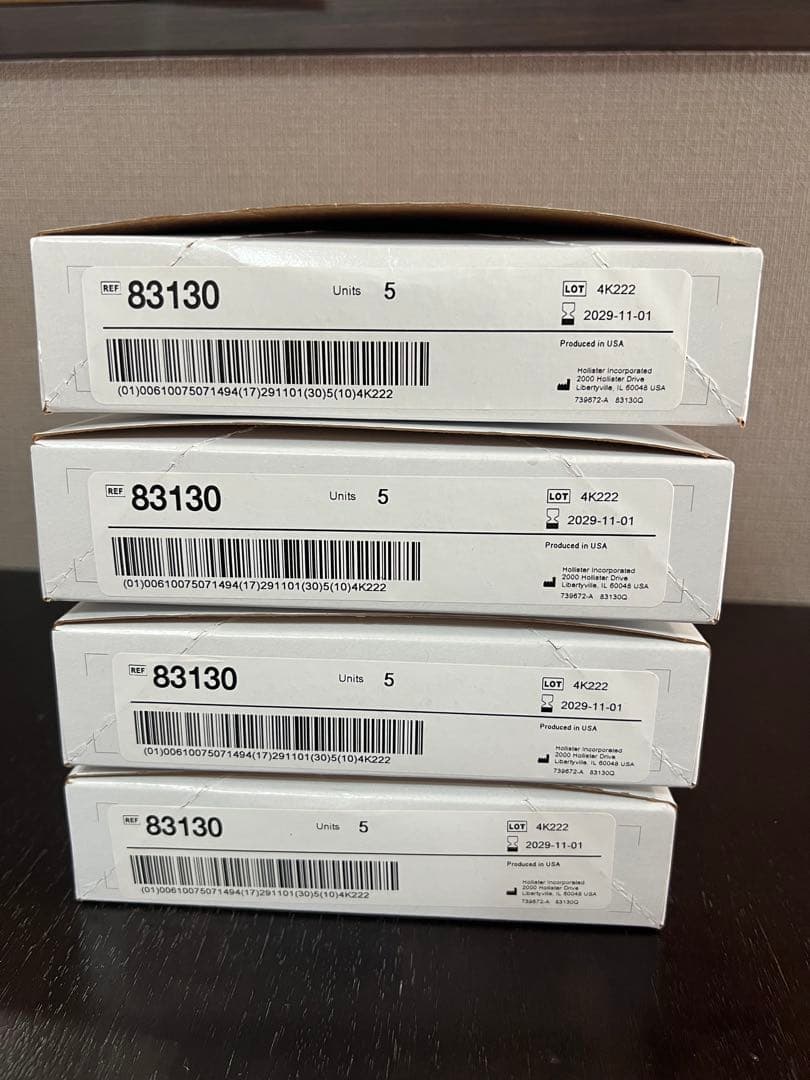 ストーマ　Hollister キャップのやわぴた 83130 5個入×4箱