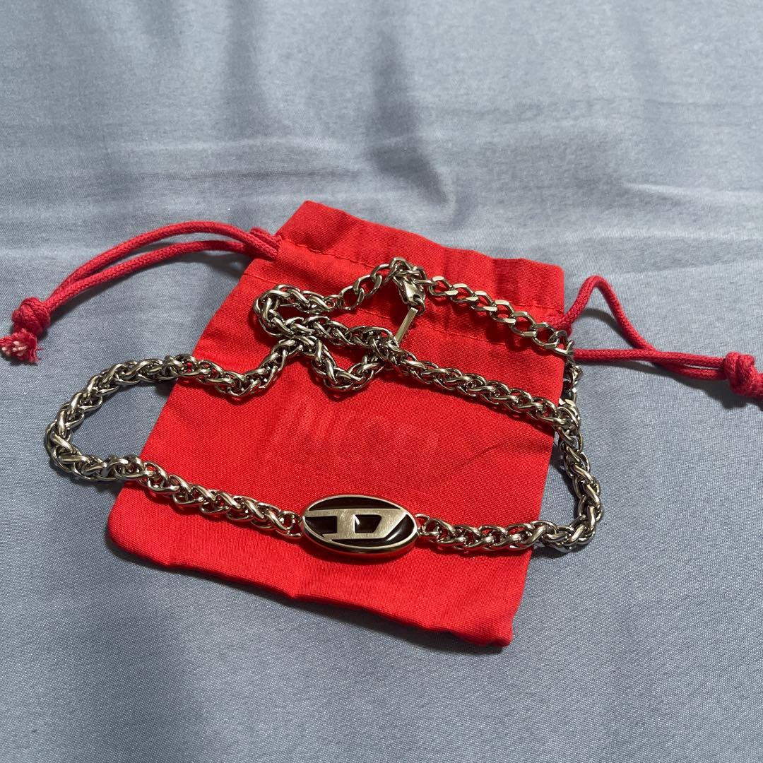 Diesel スチール ユニセックスネックレス