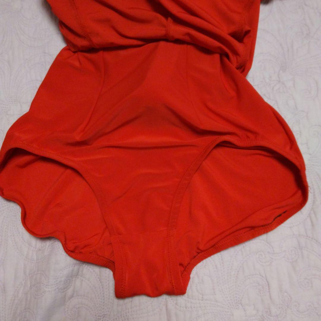 社交ダンス ラテンドレス 赤 サイズM