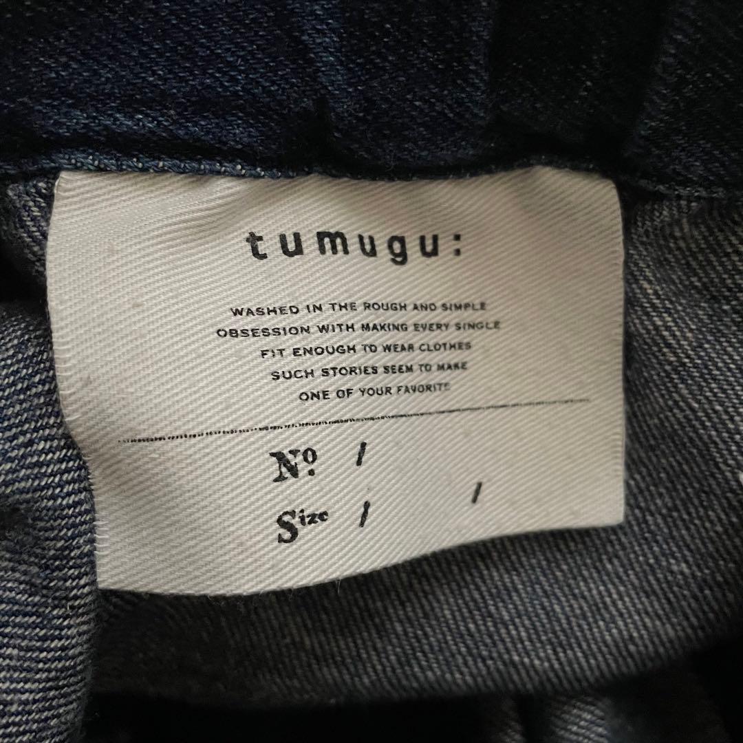 tumugu ツムグ デニム ティンカーパンツ