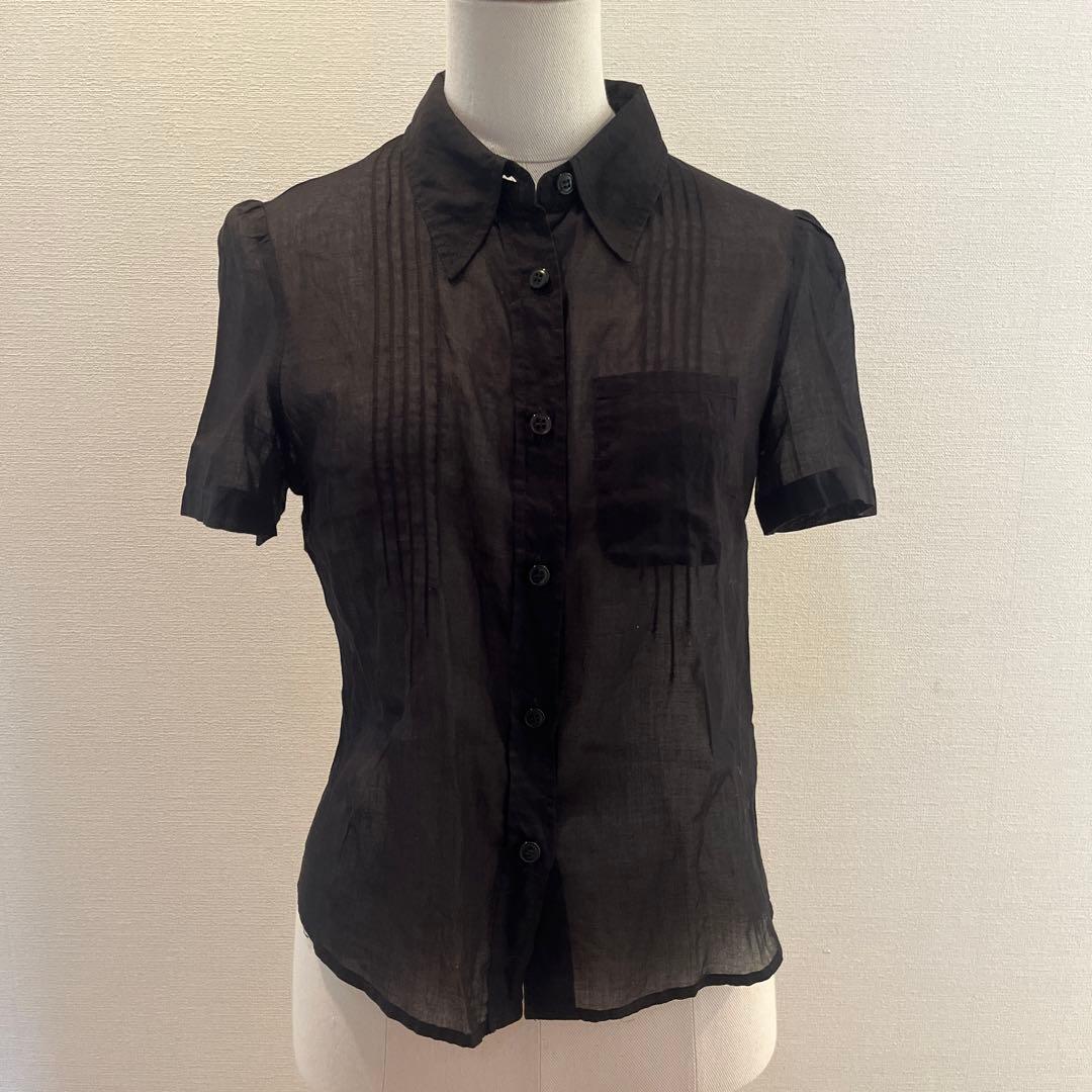 MIUMIU archive ブラック　ブラウス