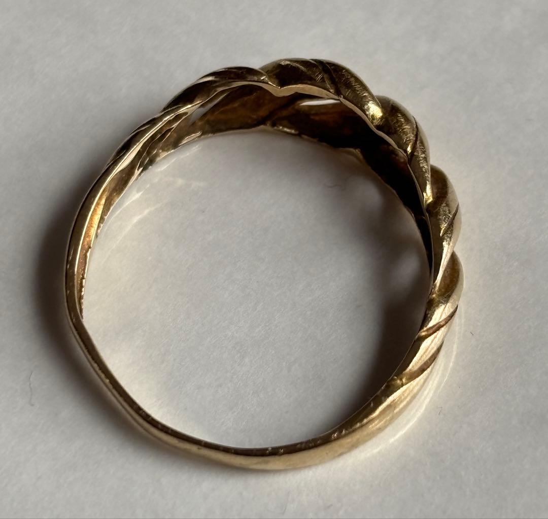 18金 指輪 リング 約1.9g 13号