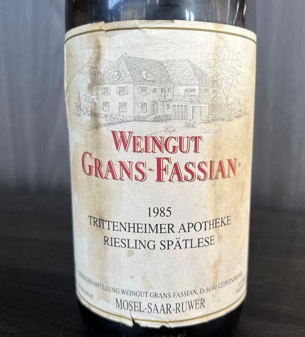 希少古酒！１９８５年★トリッテンハイマーアポケーテシュペートレーゼ★モーゼル