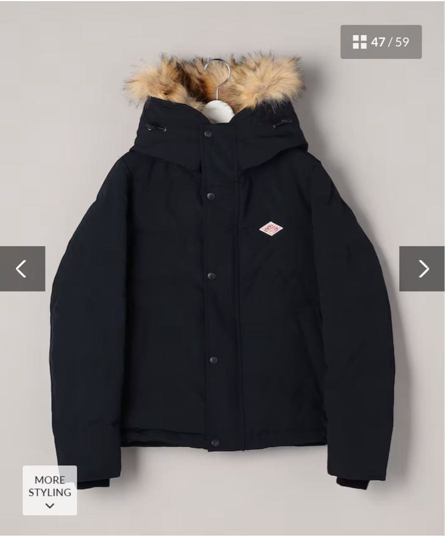 ダントン ダウンジャケット黒