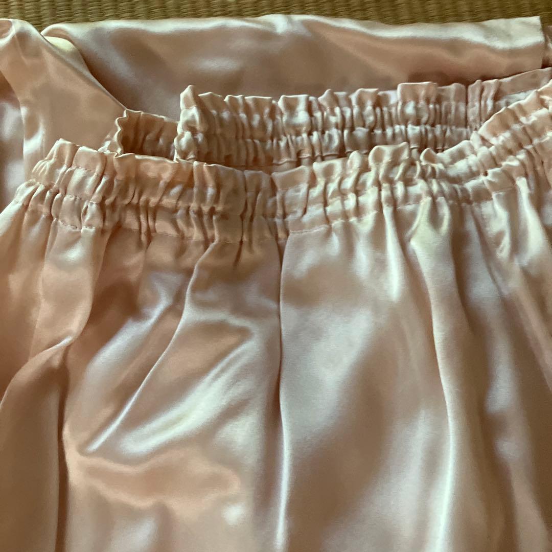 シルク100%　ELLE パジャマ レディース　M寸