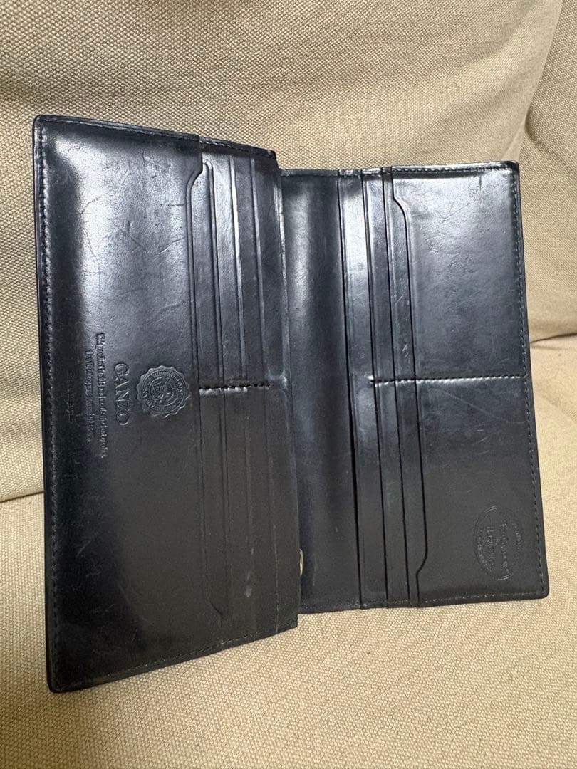 ※値下げしました　GANZO SHELL CORDOVAN 2 ファスナー長財布