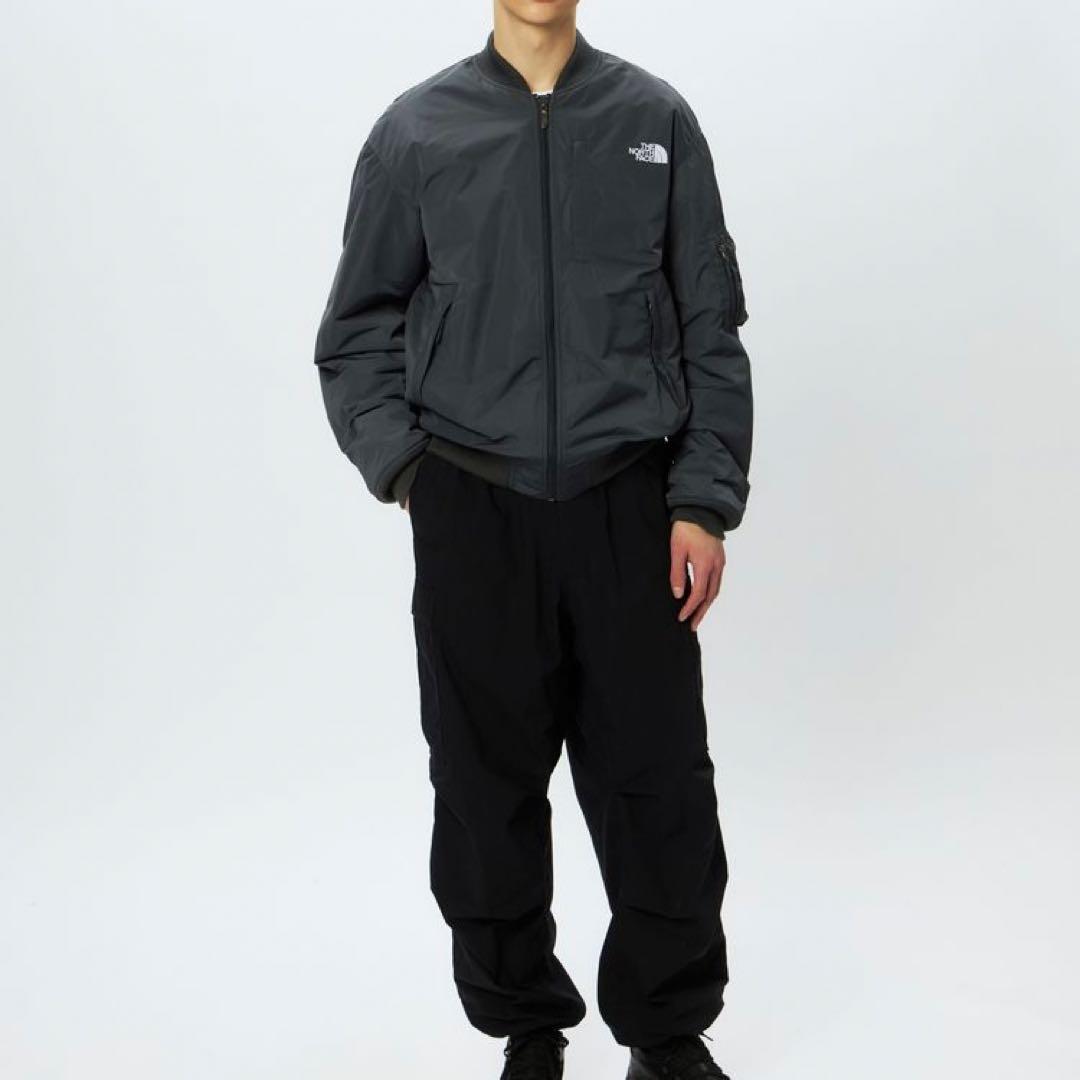 【定価31,900円32%off】ノースフェイスMA-1ジャケットグレーSサイズ