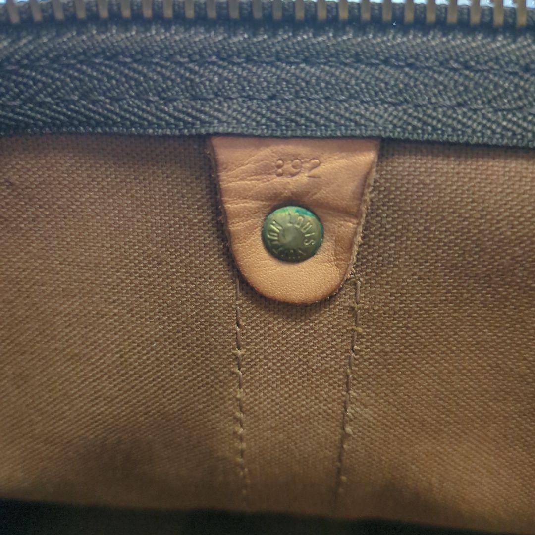 キーポル55 ルイヴィトン ボストンバッグ カデナ ネームタグ