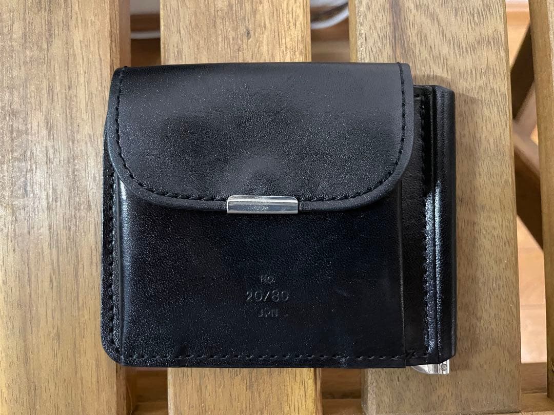 【美品】 人気財布20/80 マネークリップ(小銭入れあり)