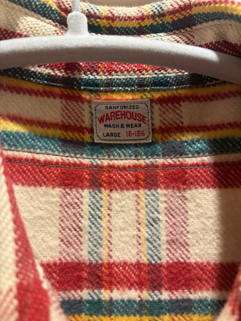 WAREHOUSE ネルシャツ3104B柄