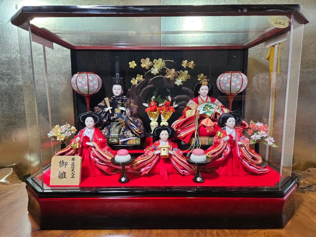 【一点限り】雛人形 ケース飾り　K4