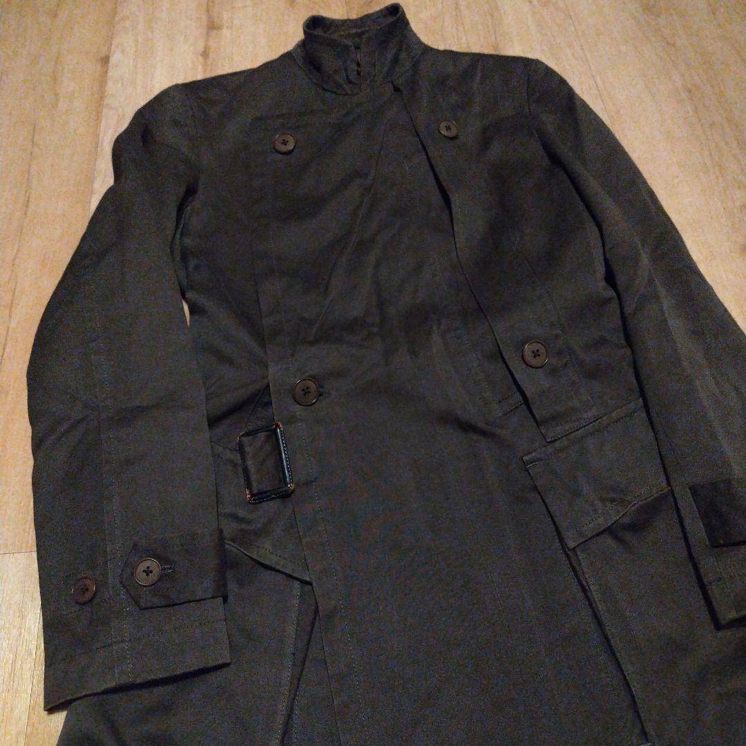 Y's for men ピーチスキン スタンドカラーコート 古着 アーカイブ