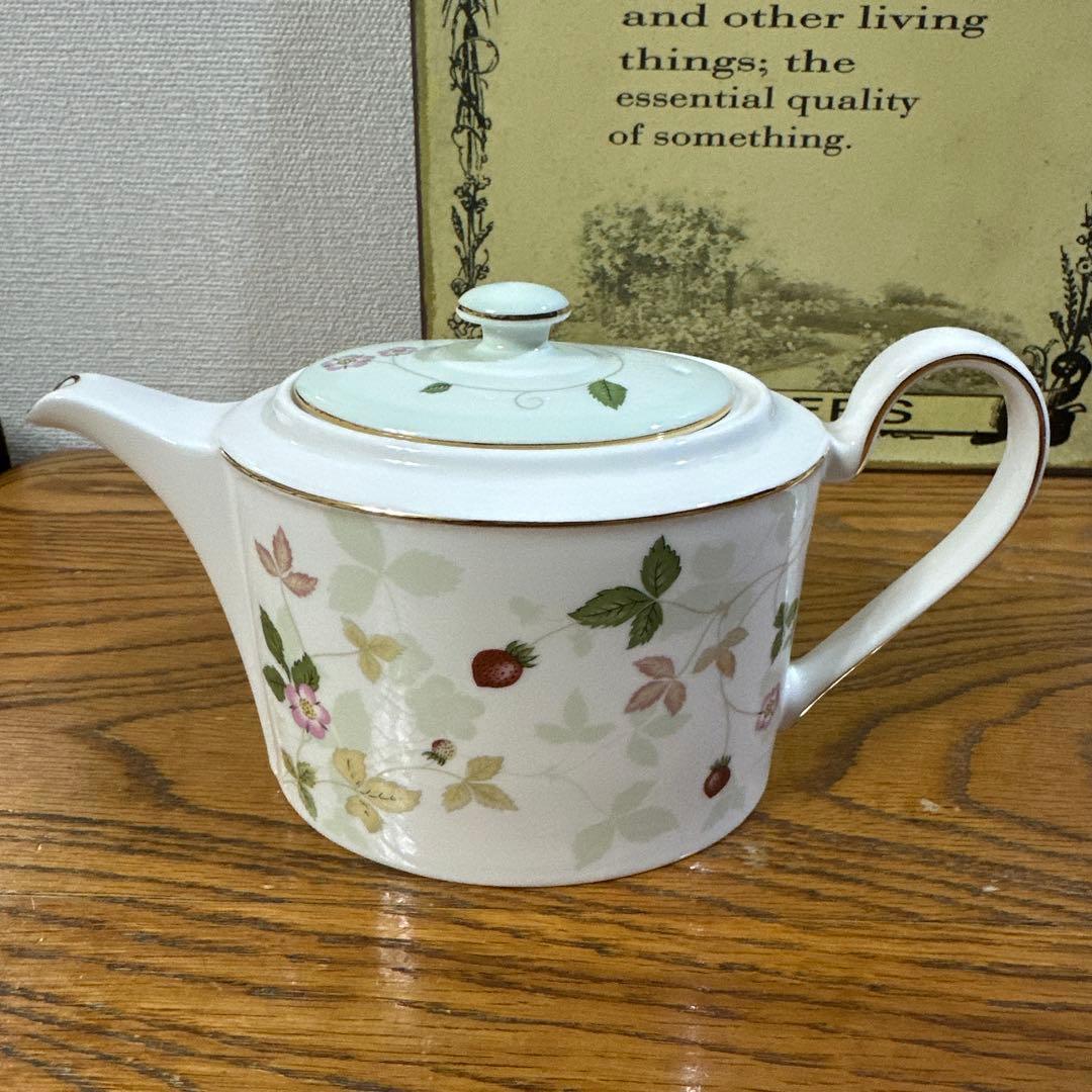  ウェッジウッド　ワイルドストロベリー　ティーポットセット