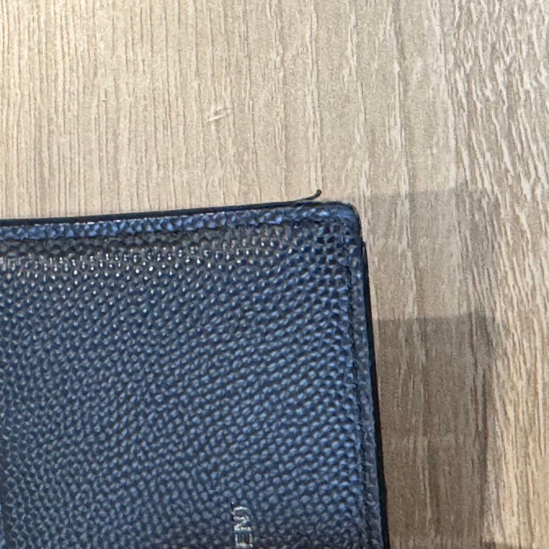 BANKSY【イヴ サン ローラン】 マネークリップ レザー ブラック