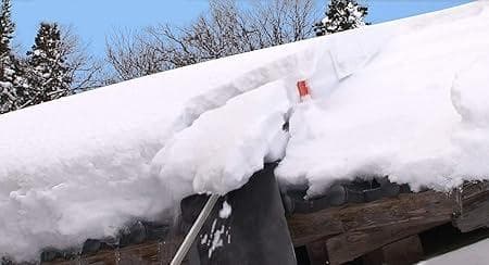 新品2本 雪おろし ラクラクスライダー 屋根 雪下ろし棒 除雪 6m