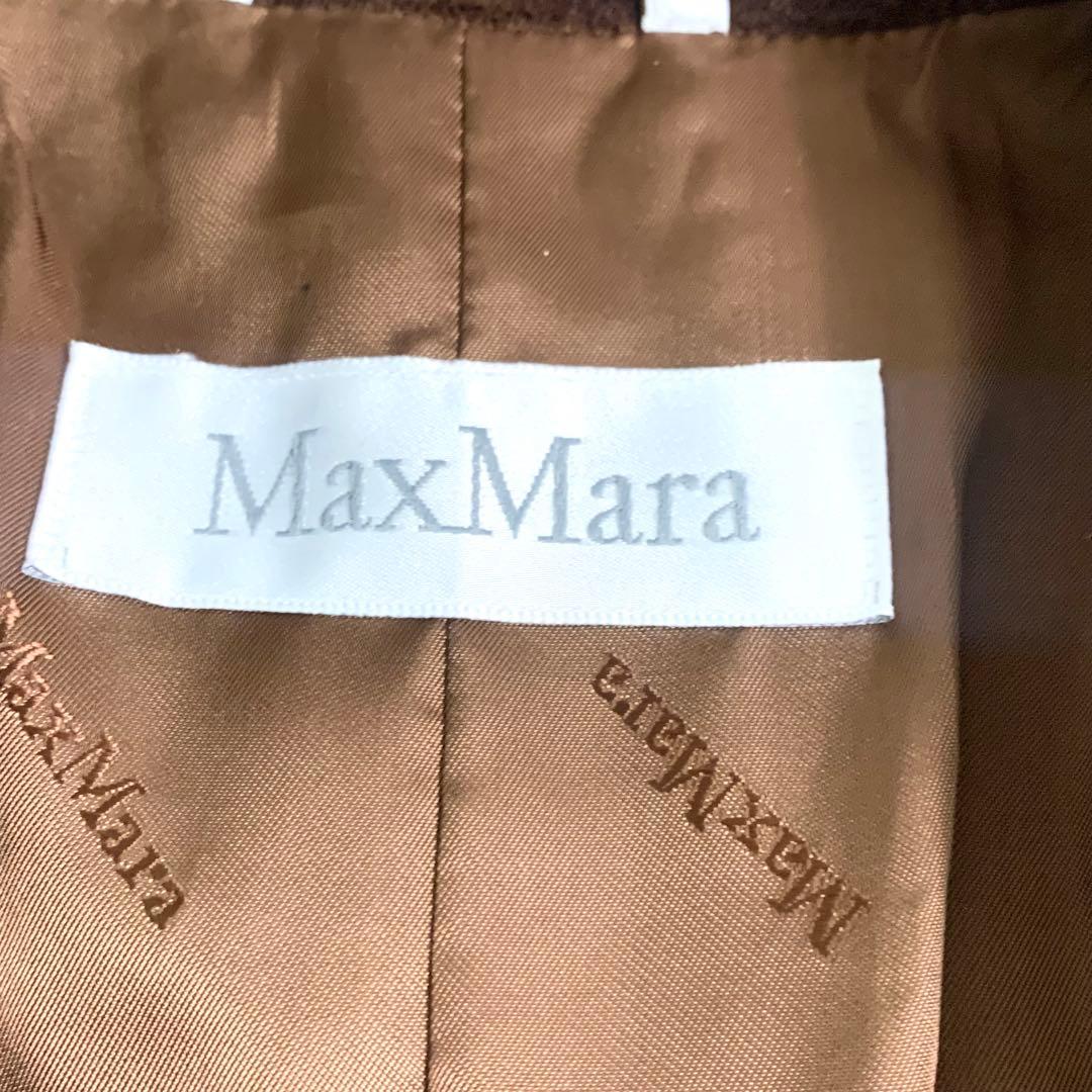 新品タグ付 マックスマーラ クチートアマーノ 白タグ ロングコート カシミヤ L