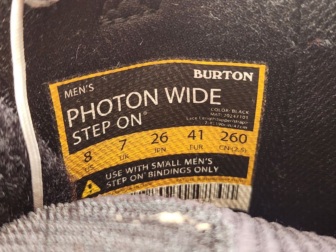 BURTON ステップオン ビンディング バインディング ブーツ 訳あり