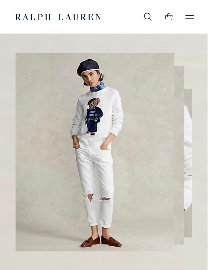 ラルフローレン セーター XS 一度着用 美品