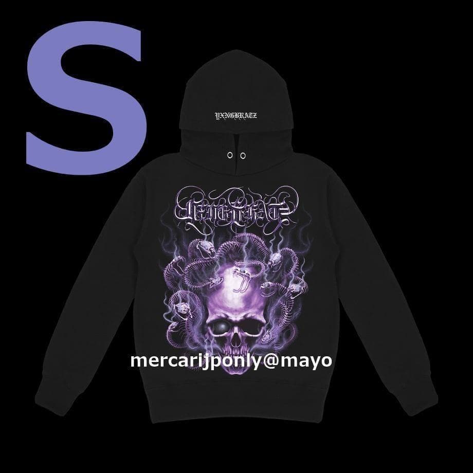 yxngbratz Medusa Hoodie パープル Sサイズ パーカー