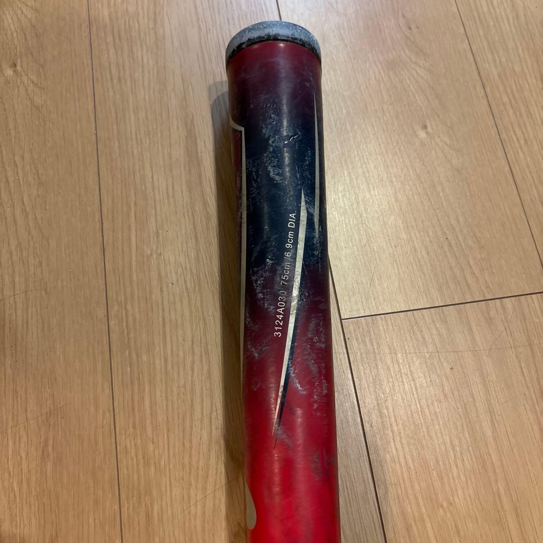 アシックス STAR SHINE 2nd スターシャイン少年軟式バット75センチ