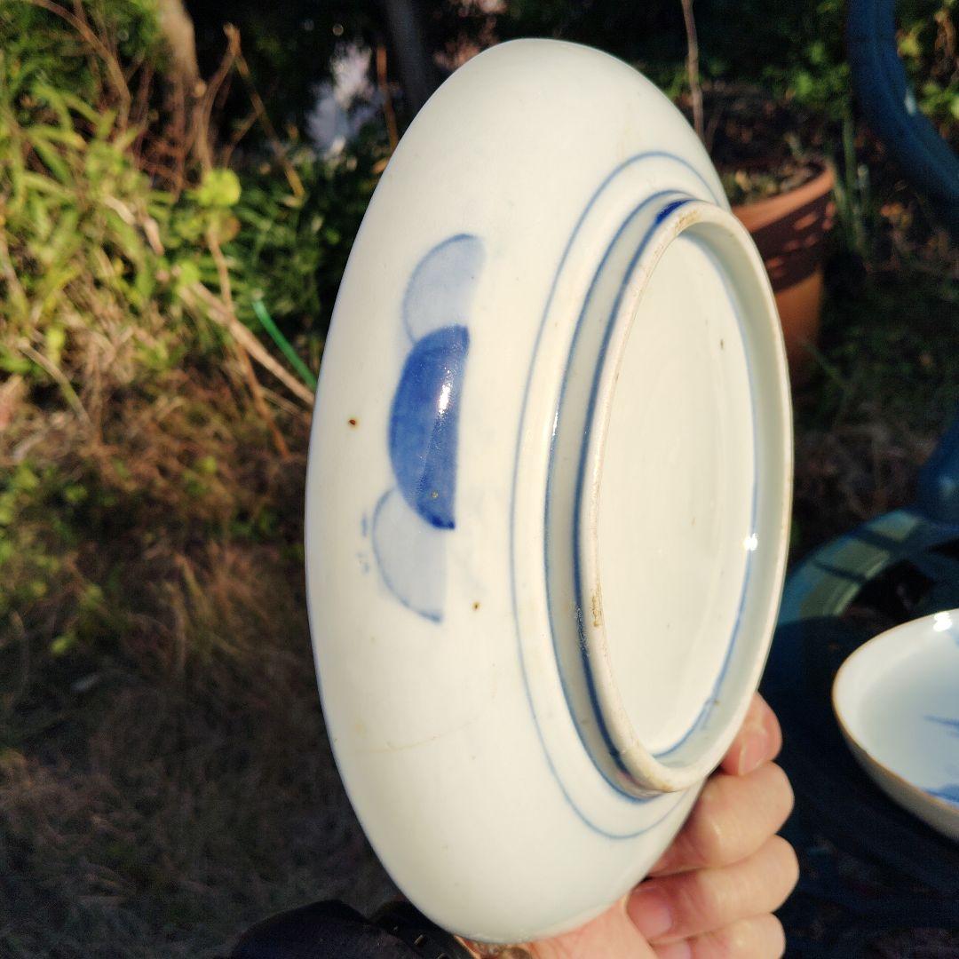 古伊万里染め付け2枚