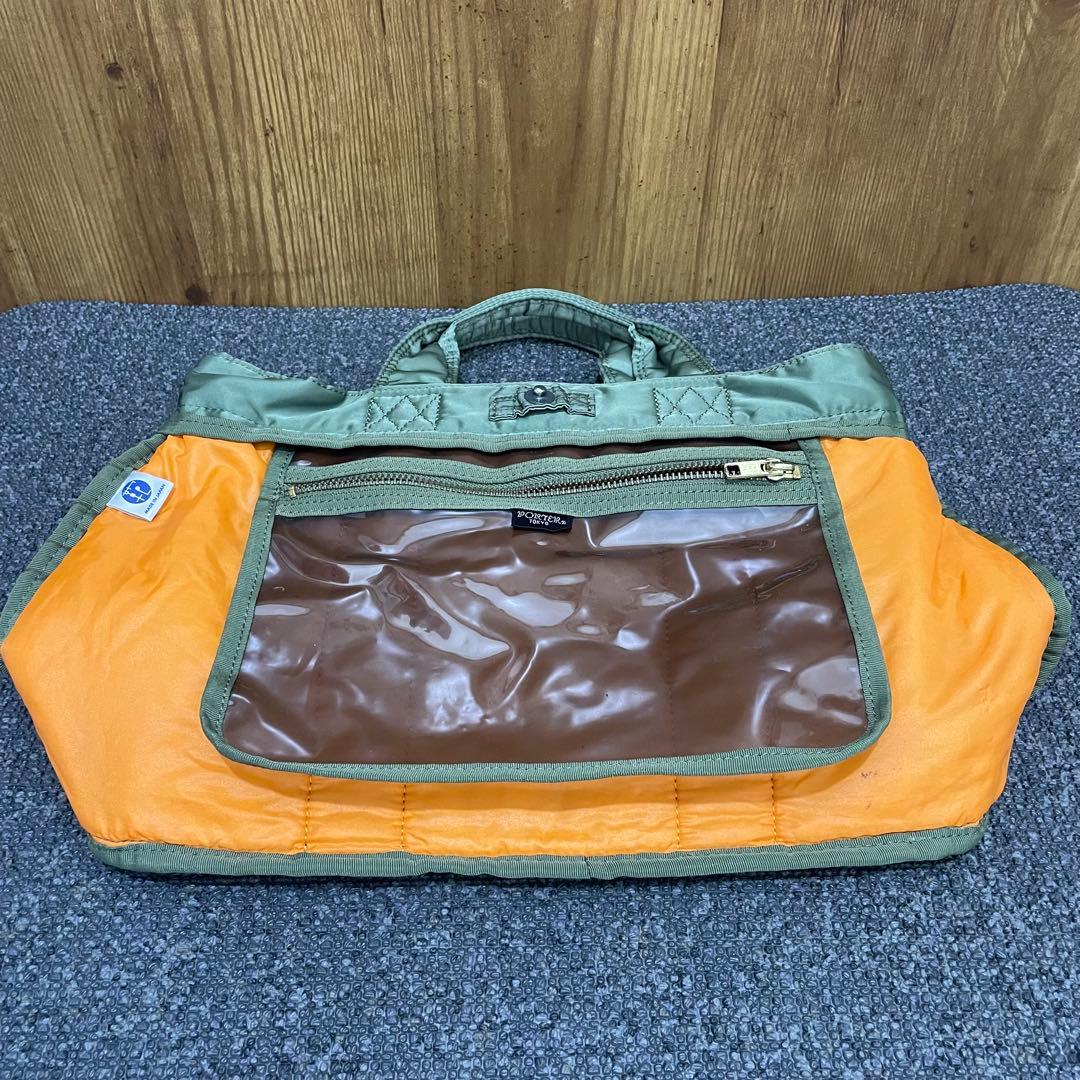 希少色✨ PORTER タンカー セージグリーン トートバッグ ハンドバッグ