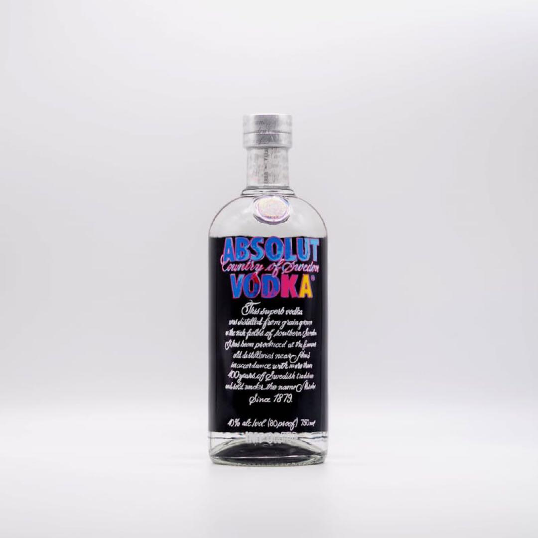 ABSOLUT限定デザインボトル「アンディ・ウォーホル エディション」未開栓