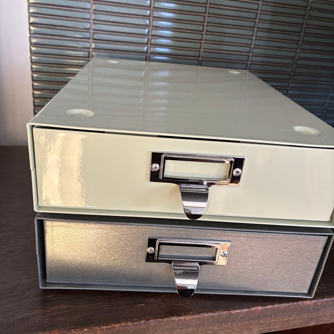 ダルトン　スタッカブル ドロワー　書類ケース　2個セット