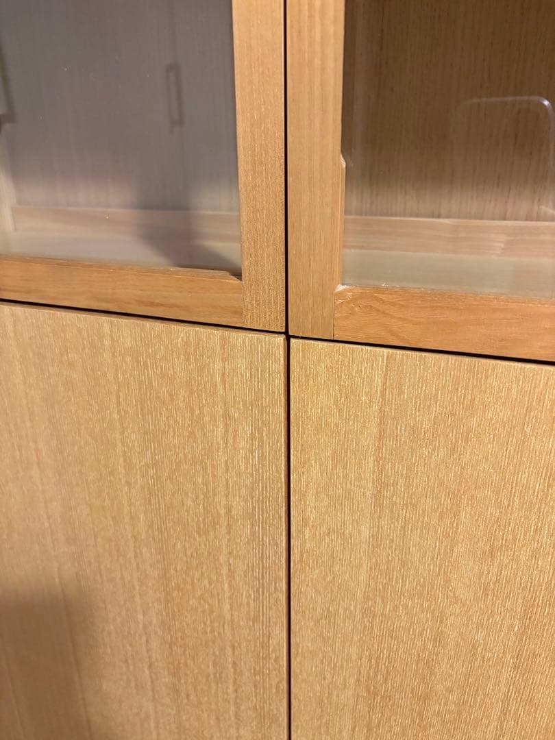 無印良品　組み合わせて使える木製収納　本棚　キャビネット　奥行約23cm