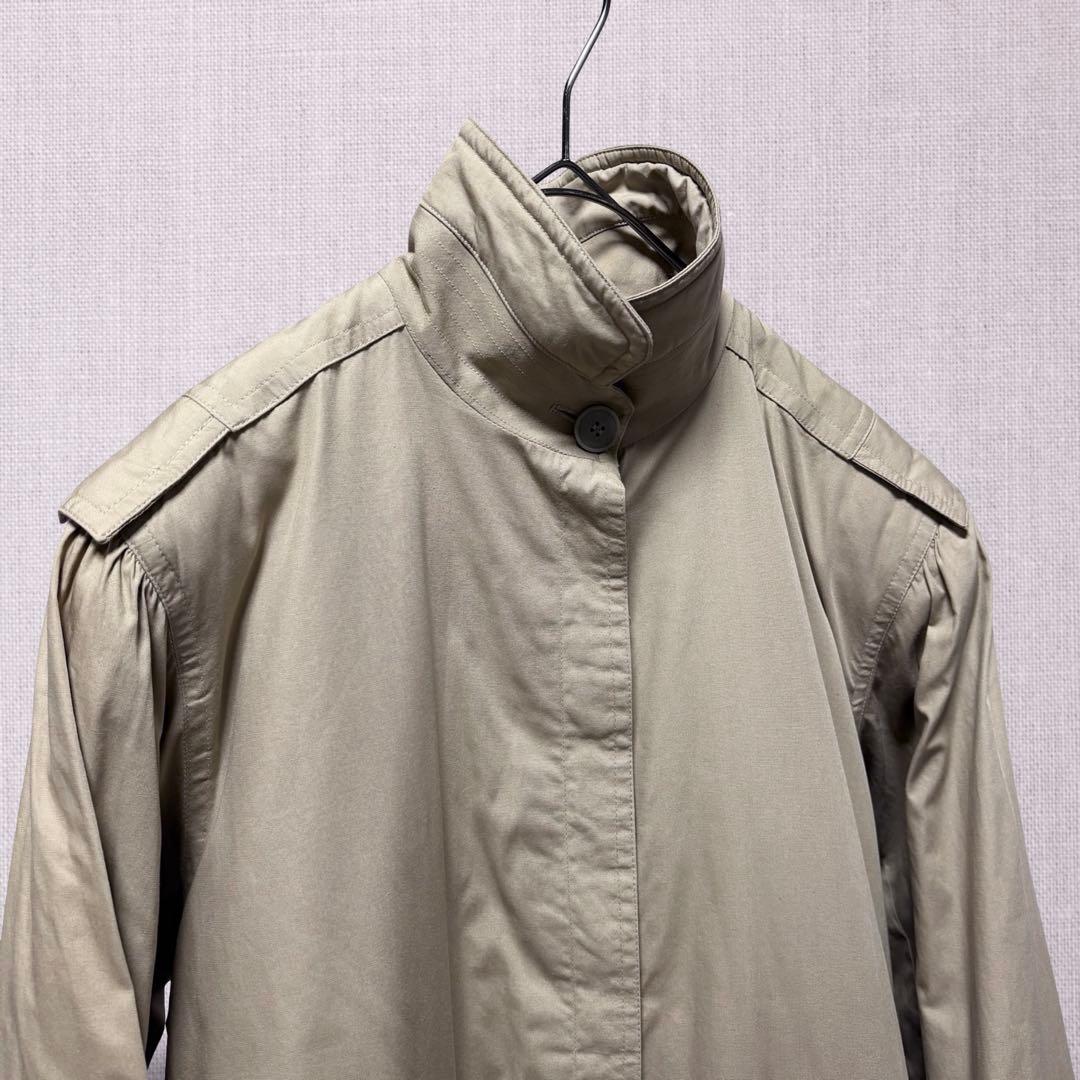 70s-80s GIORGIO ARMANI バルマカーンコート ベージュ 中綿