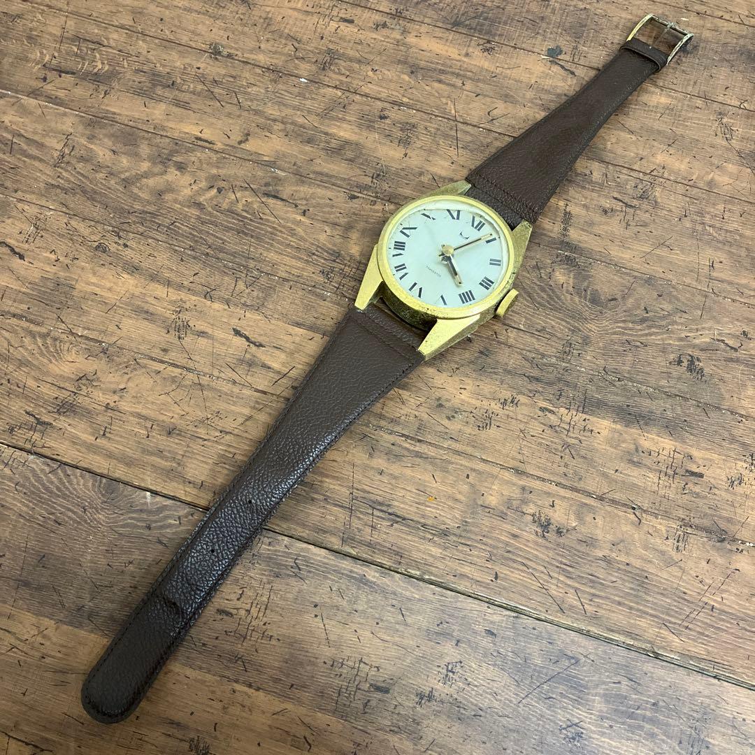 E-3 ジャンク品 昭和レトロ MODERN 大型 腕時計型 壁掛け時計