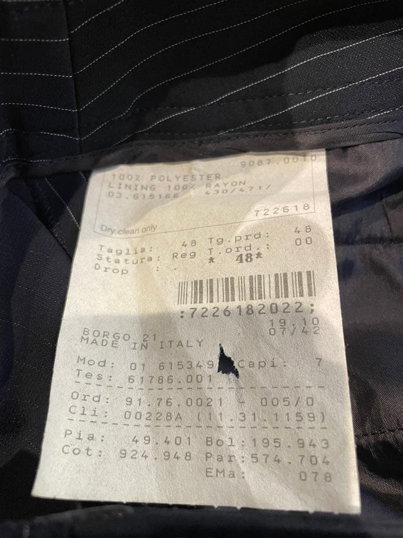 ジョルジオアルマーニ　セットアップスーツ ビジネススーツ レディースサイズ48