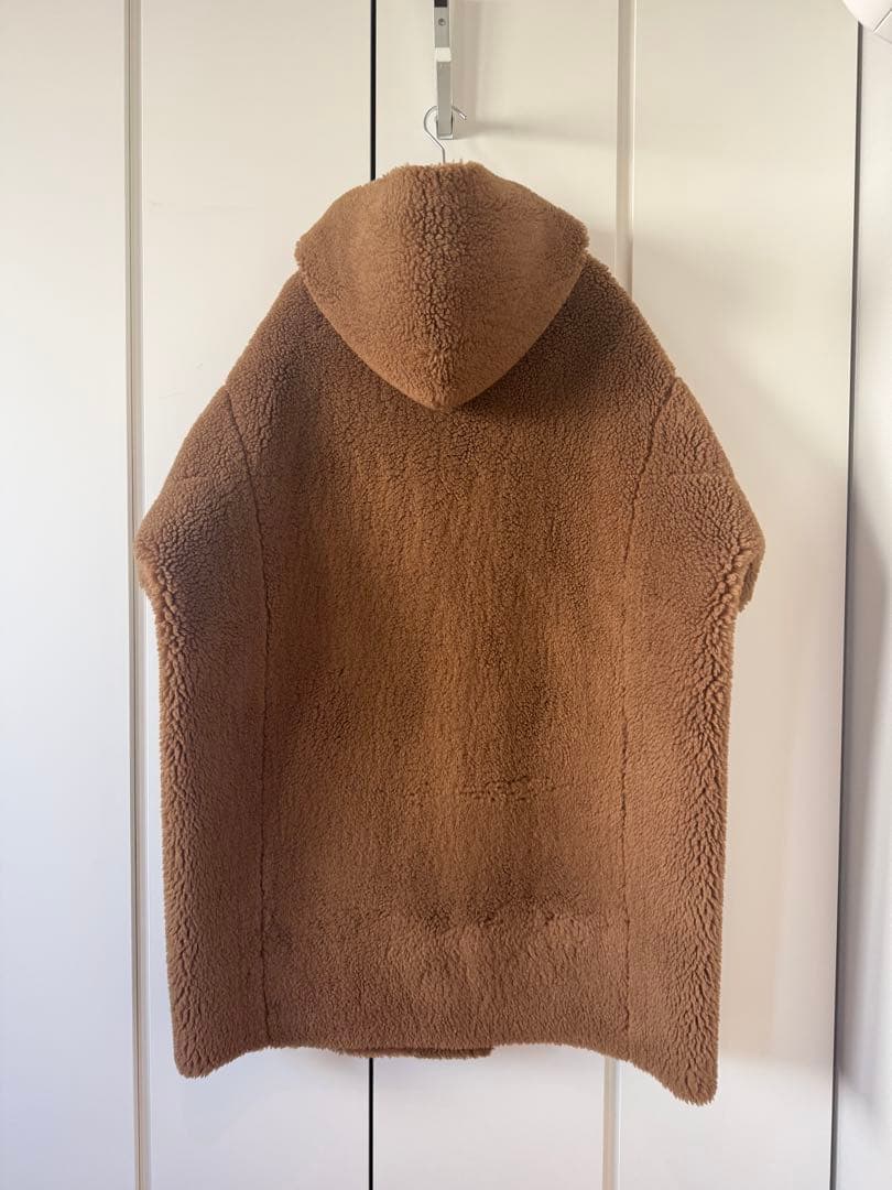 リナージオ　LIGNAGGIO ボアコート　ベア　キャメル　ブラウン　フード　S